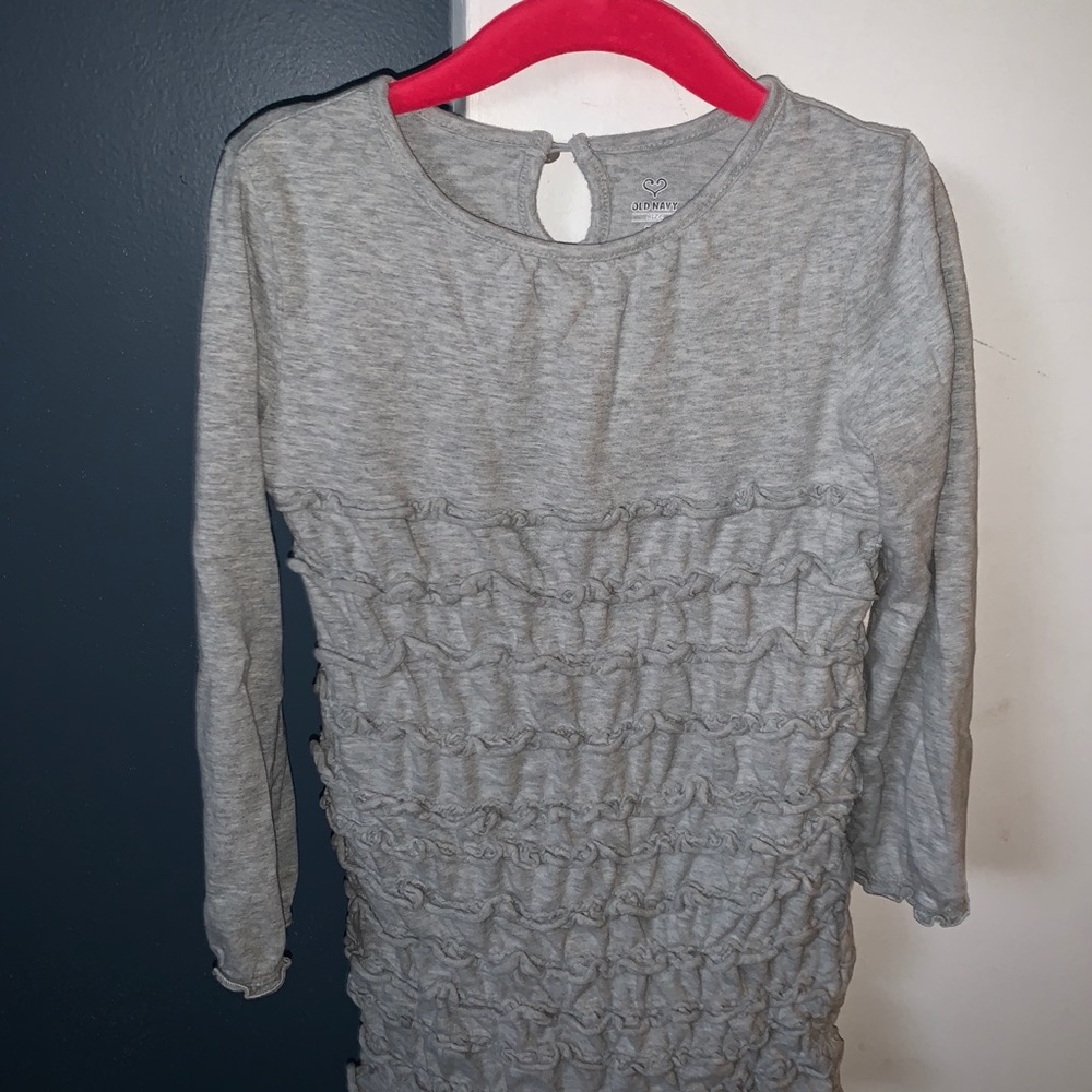 Old navy gray long sleeve dress size 5t